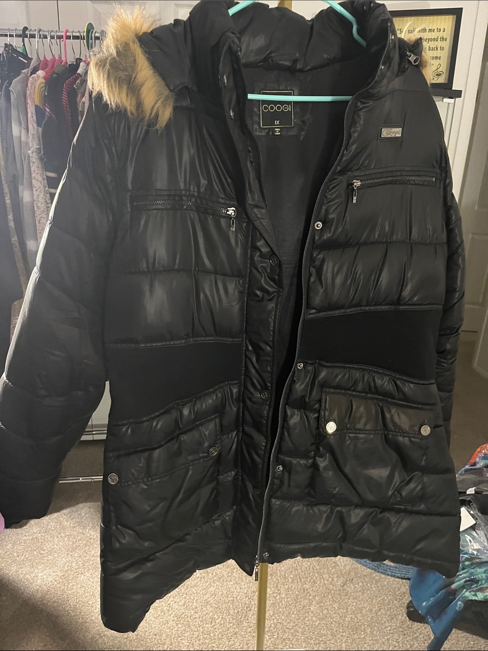 COOGI PUFFER COAT- 1X